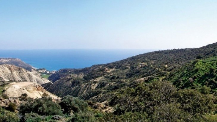 Property's area of Pissouri Bay with sea view